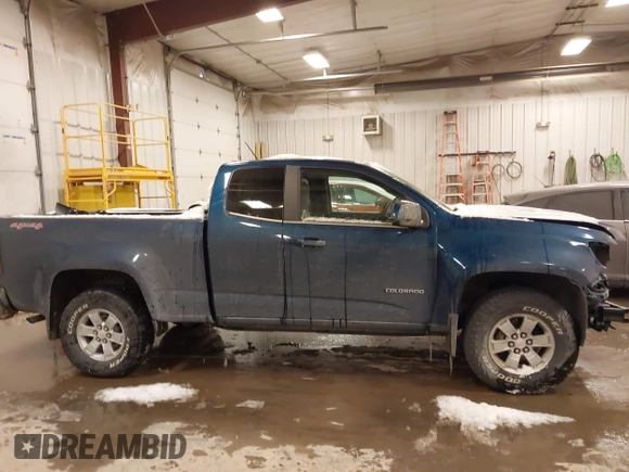 2020 Chevrolet Colorado 4WD Work Truck with VIN 1GCHTBEA5L1114663, listed as a IAAI auction lot 41620270 with 84,381 mi miles. Bid and sale history available at carsss.com. Image 13.