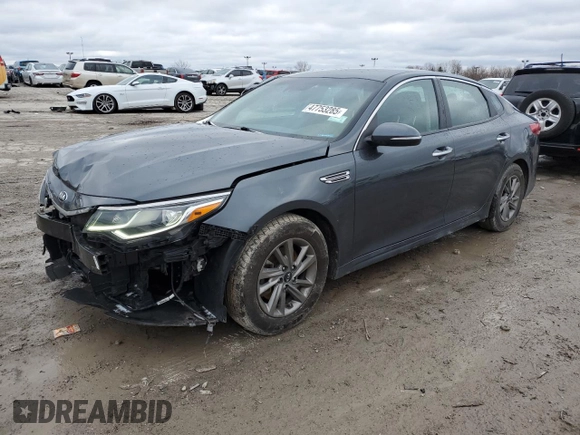 2020 Kia Optima LX with VIN 5XXGT4L33LG382871, listed as a Copart auction lot 47753285 with 111,090 mi miles and Salvage Title. Bid and sale history available at carsss.com. Image 1.