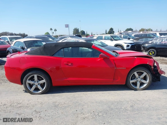 2012 Chevrolet Camaro 2LT with VIN 2G1FC3D30C9113246, listed as a IAAI auction lot 41544096 with 208,583 mi miles. Bid and sale history available at carsss.com. Image 13.