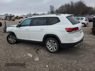 2021 Volkswagen Atlas SEL with VIN 1V2ER2CA5MC504333, listed as a Copart auction lot 43385145 with 47,437 mi miles and Salvage title. Bid and sale history available at DreamBid. Image 2.
