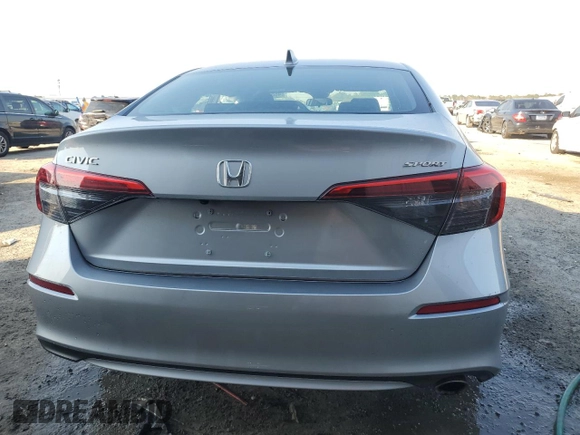 2023 Honda Civic Sedan Sport with VIN 2HGFE2F53PH559737, listed as a Copart auction lot 46540325 with 10,267 mi miles and Salvage Title. Bid and sale history available at carsss.com. Image 6.