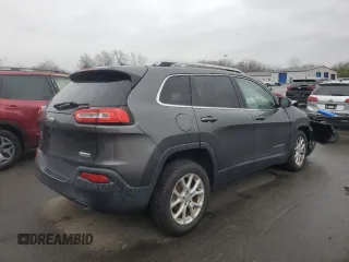 2015 Jeep Cherokee Latitude with VIN 1C4PJLCB9FW560566, listed as a Copart auction lot 51741275 with Not Provided miles and Salvage Title. Bid and sale history available at DreamBid. Image 3.