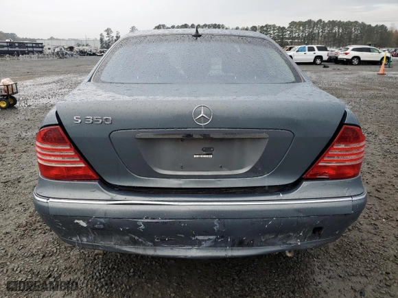 2006 Mercedes-Benz S-Class 3.7L with VIN WDBNF67JX6A483715, listed as a Copart auction lot 80073534 with 0 mi miles and Salvage Title. Bid and sale history available at carsss.com. Image 6.