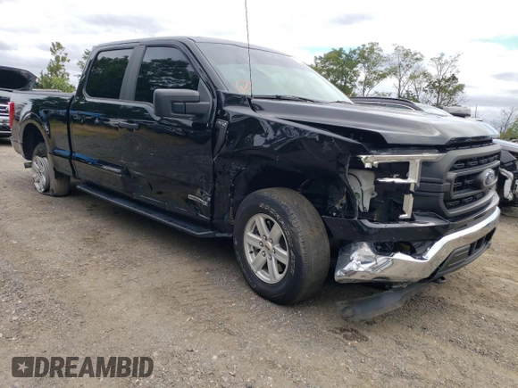 2021 Ford F-150 XL with VIN 1FTFW1ED0MFB39526, listed as a Copart auction lot 83764754 with 65,581 mi miles and Salvage Title. Bid and sale history available at carsss.com. Image 4.