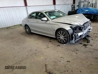 2020 Mercedes-Benz C 63 AMG with VIN 55SWF8GB5LU331031, listed as a Copart auction lot 80317784 with 34,976 mi miles and Salvage title. Bid and sale history available at DreamBid. Image 13.