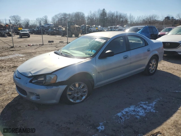 2002 Chrysler Sebring LX with VIN 1C3EL46R02N219139, listed as a Copart auction lot 44542345 with 90,158 mi miles and Clean Title. Bid and sale history available at carsss.com. Image 1.