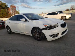 2014 Kia Cadenza Premium with VIN KNALN4D73E5152522, listed as a Copart auction lot 69945052 with 126,656 mi miles and Non Repairable. Bid and sale history available at carsss.com. Image 4.