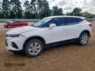 2019 Chevrolet Blazer with VIN 3GNKBBRA1KS687096, listed as a Copart auction lot 58854865 with 101,216 mi miles and Salvage title. Bid and sale history available at DreamBid. Image 1.