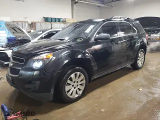 2010 Chevrolet Equinox LT w/1LT with VIN 2CNFLEEY2A6283227, listed as a Copart auction lot 87192004 with 59,191 mi miles and Salvage Title. Bid and sale history available at carsss.com. Image 1.