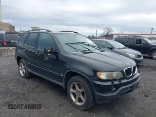 2001 BMW X5 3.0i with VIN WBAFA53501LM71185, listed as a IAAI auction lot 41610473 with 141,322 mi miles. Bid and sale history available at carsss.com. Image 6.