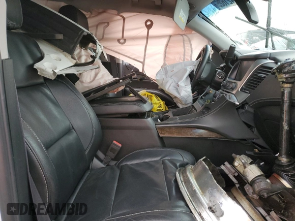2015 Chevrolet Tahoe LT z VIN 1GNSKBKC7FR617932, wystawiony jako Copart lot #46421625 z przebiegiem Nie podano mil oraz Szkoda całkowita • Salvage title. Historia ofert i sprzedaży dostępna na DreamBid. Obrazek 7.
