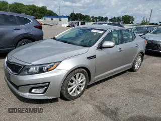 2014 Kia Optima LX with VIN 5XXGM4A73EG315127, listed as a Copart auction lot 61210395 with 105,984 mi miles and Salvage title. Bid and sale history available at DreamBid. Image 1.