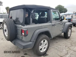 2020 Jeep Wrangler Sport S with VIN 1C4GJXAN8LW130902, listed as a Copart auction lot 53891425 with 64,858 mi miles and Salvage title. Bid and sale history available at DreamBid. Image 3.
