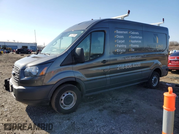 2018 Ford Transit with VIN 1FTYR2CM6JKA09519, listed as a Copart auction lot 51443855 with 177,239 mi miles and Salvage Title. Bid and sale history available at DreamBid. Image 1.