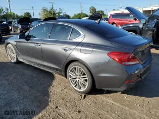 2020 Genesis G70 2.0T with VIN KMTG34LA5LU047685, listed as a Copart auction lot 73717104 with 0 mi miles and Non Repairable. Bid and sale history available at carsss.com. Image 2.