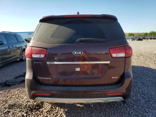 2015 Kia Sedona SX-L with VIN KNDME5C17F6035628, listed as a Copart auction lot 72716414 with 92,560 mi miles and Salvage Title. Bid and sale history available at carsss.com. Image 6.