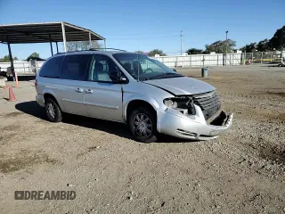 2007 Chrysler Town & Country LWB Touring with VIN 2A4GP54L97R145611, listed as a Copart auction lot 89151215 with 230,541 mi miles and Salvage Title. Bid and sale history available at carsss.com. Image 12.