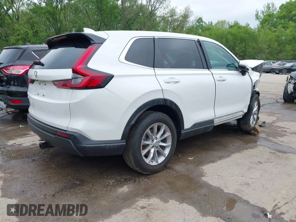 2025 Honda CR-V EX-L with VIN 2HKRS4H78SH407208, listed as a IAAI auction lot 41023125 with 5,817 mi miles and . Bid and sale history available at DreamBid. Image 4.