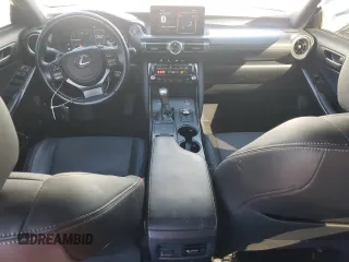 2021 Lexus IS 300 with VIN JTHC81F25M5047486, listed as a Copart auction lot 58201405 with 19,477 mi miles and Salvage title. Bid and sale history available at DreamBid. Image 8.