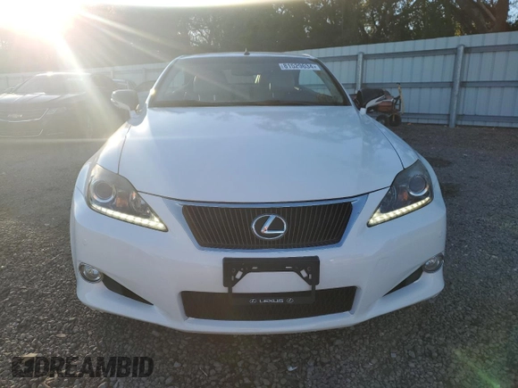 2013 Lexus IS 250 C with VIN JTHFF2C26D2527499, listed as a Copart auction lot 81529634 with 70,695 mi miles and Salvage title. Bid and sale history available at DreamBid. Image 5.