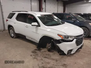 2021 Chevrolet Traverse LT Cloth with VIN 1GNEVGKW8MJ189876, listed as a IAAI auction lot 41719747 with 60,916 mi miles. Bid and sale history available at carsss.com. Image 1.