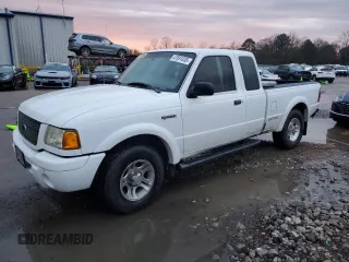 2003 Ford Ranger XL Fleet with VIN 1FTYR44V23PA34586, listed as a Copart auction lot 47691035 with 198,418 mi miles and Salvage Title. Bid and sale history available at carsss.com. Image 1.