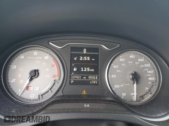 2015 Audi S3 2.0T Prestige with VIN WAUFFGFF3F1139116, listed as a Copart auction lot 51464365 with 137,621 mi miles and Salvage Title. Bid and sale history available at carsss.com. Image 9.