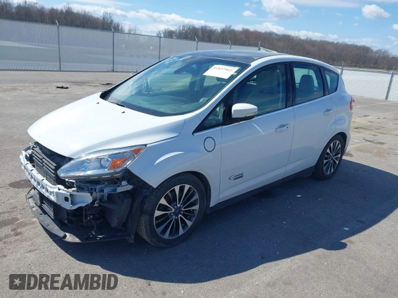 2017 Ford C-Max Energi Titanium with VIN 1FADP5FU4HL101319, listed as a IAAI auction lot 41837912 with 158,536 mi miles. Bid and sale history available at carsss.com. Image 18.