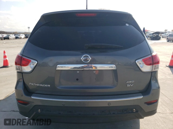 2015 Nissan Pathfinder SV with VIN 5N1AR2MMXFC657328, listed as a Copart auction lot 85282204 with 194,056 mi miles and Clean title. Bid and sale history available at DreamBid. Image 6.