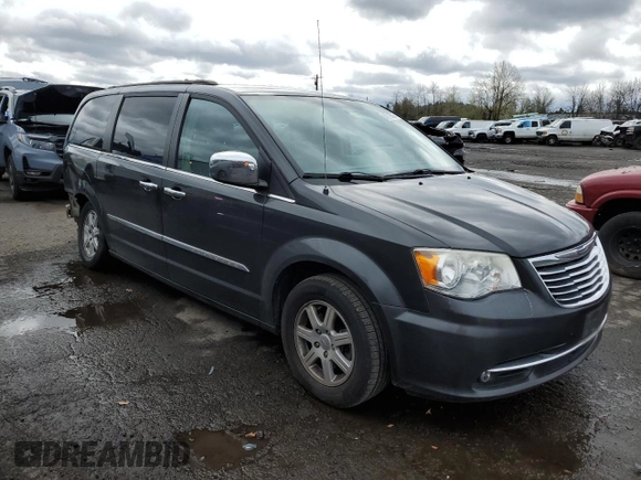 2012 Chrysler Town & Country Touring with VIN 2C4RC1BG6CR375559, listed as a Copart auction lot 50710565 with 154,708 mi miles and Salvage Title. Bid and sale history available at carsss.com. Image 4.