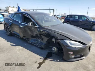 2020 Tesla Model S Performance with VIN 5YJSA1E46LF396481, listed as a Copart auction lot 47896835 with 47,878 mi miles and Salvage title. Bid and sale history available at DreamBid. Image 4.