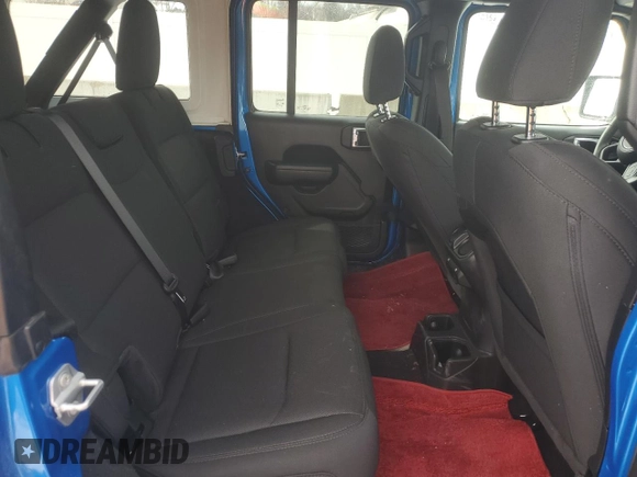 2023 Jeep Wrangler Sport S with VIN 1C4HJXDN5PW573692, listed as a Copart auction lot 42982875 with 25,584 mi miles and Salvage Title. Bid and sale history available at DreamBid. Image 11.