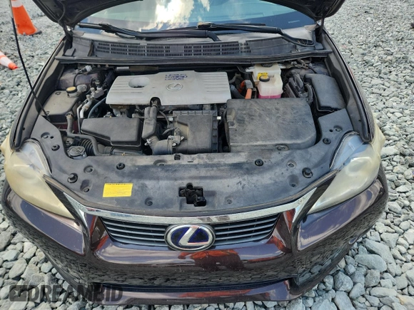 2012 Lexus CT 200h with VIN JTHKD5BH3C2106799, listed as a Copart auction lot 64438005 with 166,314 mi miles and Clean title. Bid and sale history available at DreamBid. Image 12.