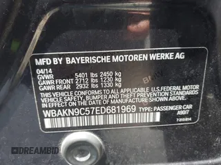 2014 BMW 5 Series 550i z VIN WBAKN9C57ED681969, wystawiony jako IAAI lot #42161728 z przebiegiem 88 077 mil mil oraz . Historia ofert i sprzedaży dostępna na DreamBid. Obrazek 9.
