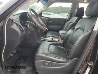 2012 Infiniti QX56 7-passenger with VIN JN8AZ2NFXC9517801, listed as a Copart auction lot 72724824 with 131,185 mi miles and Salvage Title. Bid and sale history available at carsss.com. Image 7.