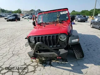 2021 Jeep Wrangler Unlimited Willys with VIN 1C4HJXDG8MW650763, listed as a Copart auction lot 59515805 with 52,749 mi miles and Salvage title. Bid and sale history available at DreamBid. Image 14.