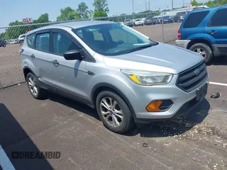 2017 Ford Escape S with VIN 1FMCU0F74HUD56568, listed as a IAAI auction lot 42448251 with 123,221 mi miles and . Bid and sale history available at DreamBid. Image 1.