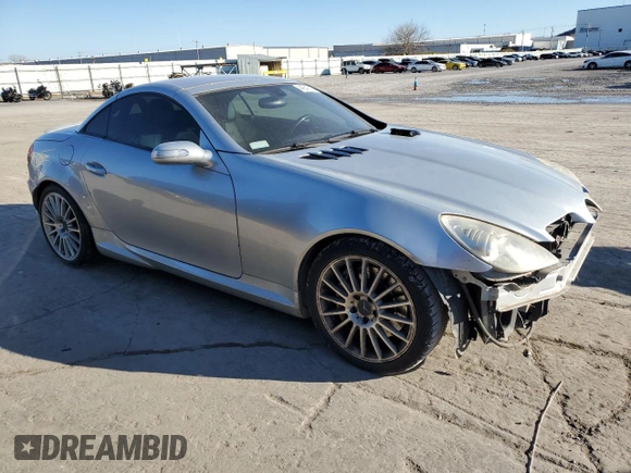 2006 Mercedes-Benz SLK-Class 5.5L AMG with VIN WDBWK73F66F115218, listed as a Copart auction lot 44944335 with 87,110 mi miles and Salvage Title. Bid and sale history available at carsss.com. Image 4.