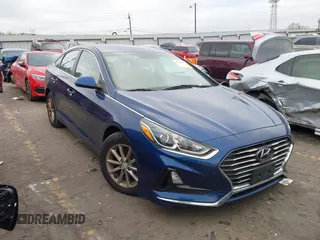 2019 Hyundai Sonata SE with VIN 5NPE24AF0KH737313, listed as a IAAI auction lot 41618811 with 104,822 mi miles and . Bid and sale history available at carsss.com. Image 1.