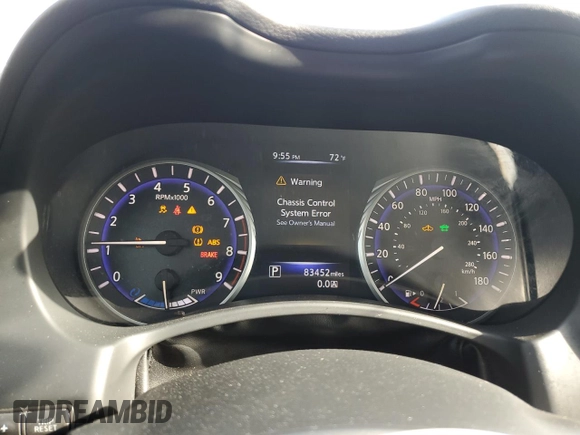 2014 Infiniti Q50 Hybrid Sport with VIN JN1AV7AP0EM692306, listed as a Copart auction lot 53861025 with 83,452 mi miles and Clean Title. Bid and sale history available at carsss.com. Image 9.