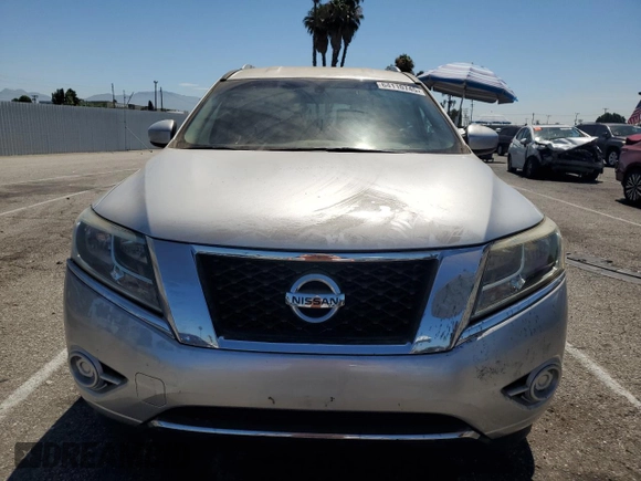 2014 Nissan Pathfinder S z VIN 5N1AR2MM6EC623157, wystawiony jako Copart lot #64110745 z przebiegiem 124 100 mil mil oraz Szkoda całkowita • Salvage title. Historia ofert i sprzedaży dostępna na DreamBid. Obrazek 5.
