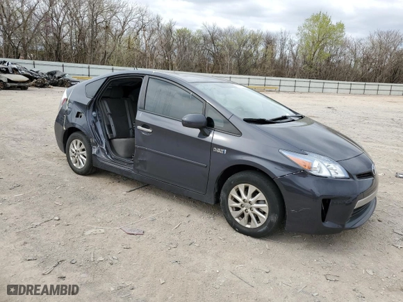 2015 Toyota Prius Plug-In Advanced with VIN JTDKN3DP6F3070662, listed as a Copart auction lot 47155714 with 94,630 mi miles. Bid and sale history available at carsss.com. Image 4.