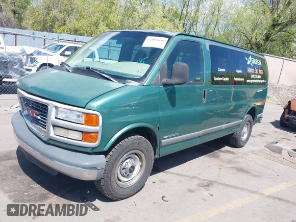 1999 GMC Savana z VIN 1GJHG35R4X1134983, wystawiony jako IAAI lot #42084648 z przebiegiem 167 848 mil mil oraz . Historia ofert i sprzedaży dostępna na DreamBid. Obrazek 2.