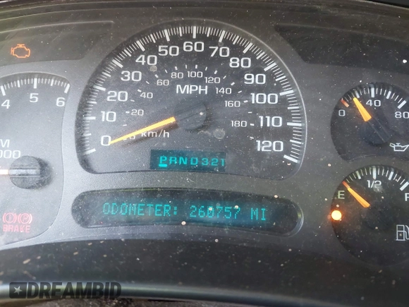 2003 Chevrolet Tahoe Z71 with VIN 1GNEK13Z33R245611, listed as a IAAI auction lot 42481140 with 260,757 mi miles and . Bid and sale history available at DreamBid. Image 7.