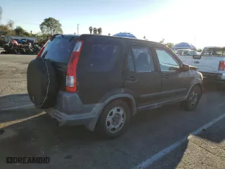2005 Honda CR-V LX with VIN JHLRD685X5C007741, listed as a Copart auction lot 47245145 with 193,528 mi miles and Salvage Title. Bid and sale history available at carsss.com. Image 3.