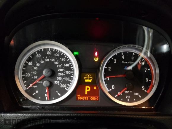 2009 BMW 3 Series M3 with VIN WBSWL93599P332061, listed as a Copart auction lot 86398454 with 104,743 mi miles and Salvage Title. Bid and sale history available at carsss.com. Image 9.