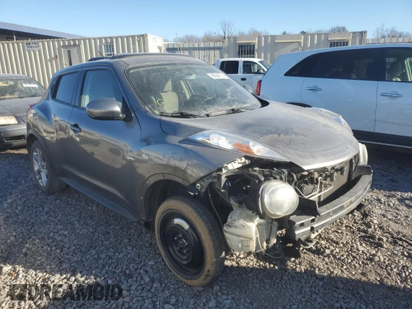 2014 Nissan Juke S with VIN JN8AF5MR2ET353388, listed as a Copart auction lot 45502525 with 170,773 mi miles and Salvage Title. Bid and sale history available at DreamBid. Image 4.