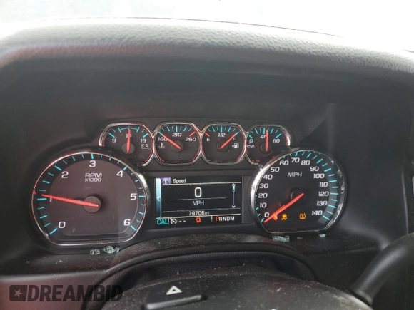 2016 Chevrolet Suburban LT with VIN 1GNSCHKCXGR464772, listed as a Copart auction lot 80065134 with 79,706 mi miles and Salvage Title. Bid and sale history available at carsss.com. Image 9.
