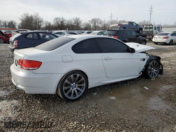 2009 BMW M3 with VIN WBSWD935X9P361193, listed as a Copart auction lot 87523775 with 0 mi miles and Salvage Title. Bid and sale history available at carsss.com. Image 3.