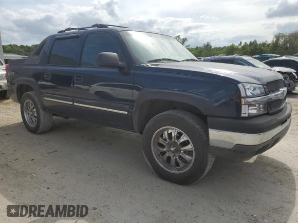 2004 Chevrolet Avalanche Z66 with VIN 3GNEC12T04G310071, listed as a Copart auction lot 54579065 with 202,918 mi miles and Salvage title. Bid and sale history available at DreamBid. Image 4.